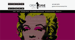 Desktop Screenshot of greatdaneauctions.com